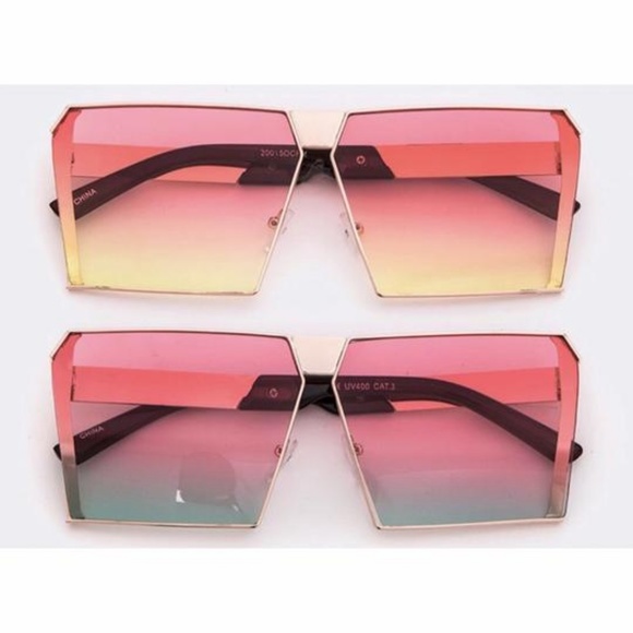 Dual Tone Ombre Sunglasses - 4 Colors - Picture 8 of 8